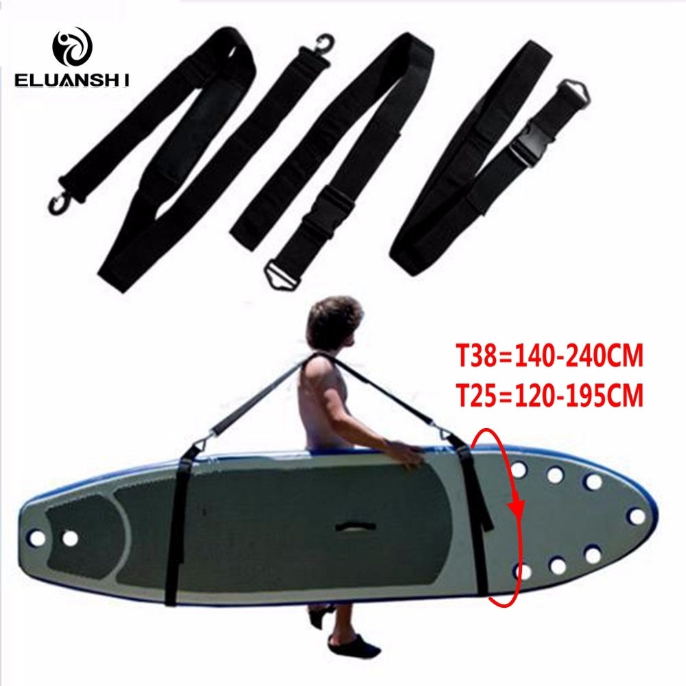 調節可能なサーフボードショルダーキャリースリングスタンドアッ - Stand Up Paddle Leash のレビューと価格