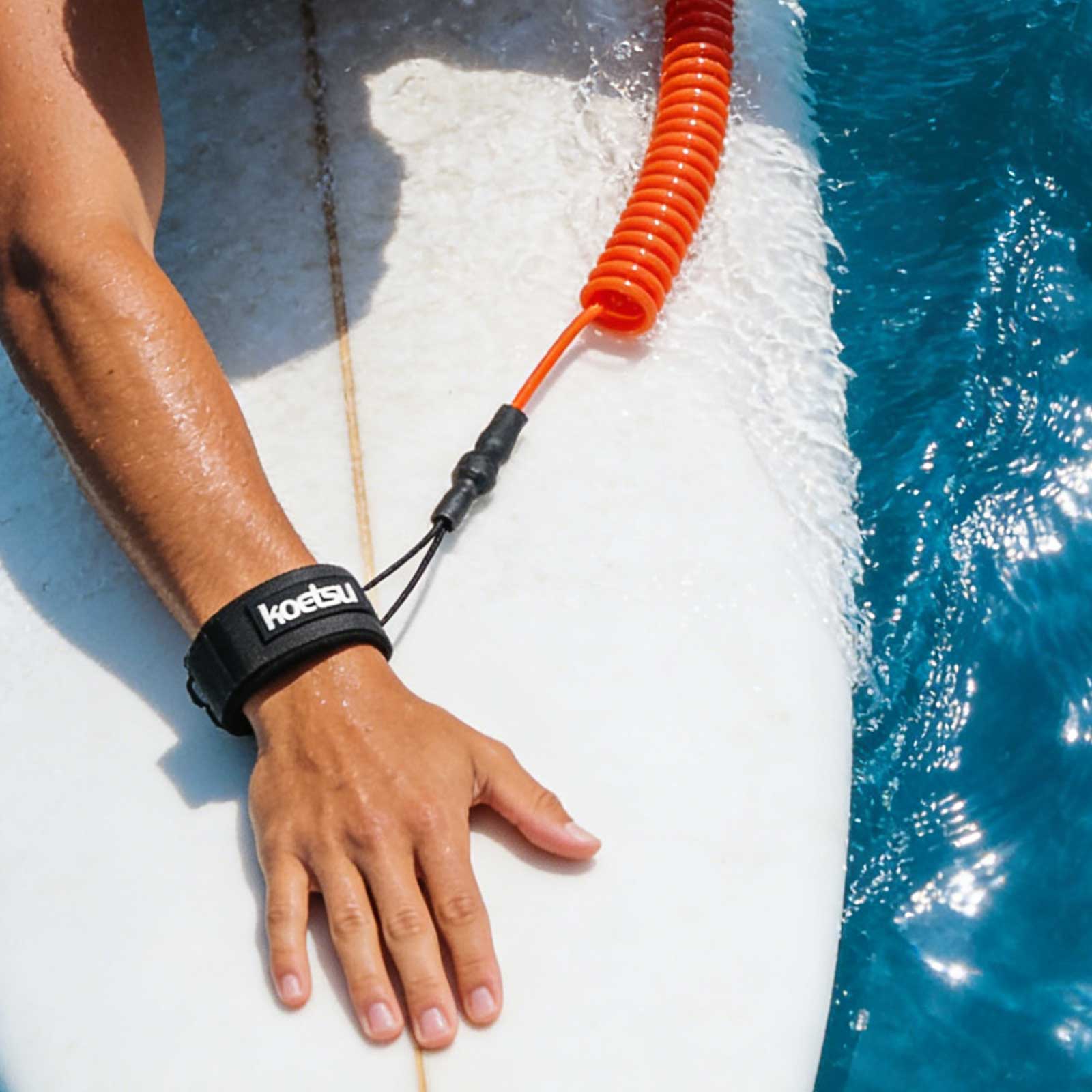 コイル状ボディーボーディングリーシュ TPU素材 強力なコー - Stand Up Paddle Leash のレビューと価格