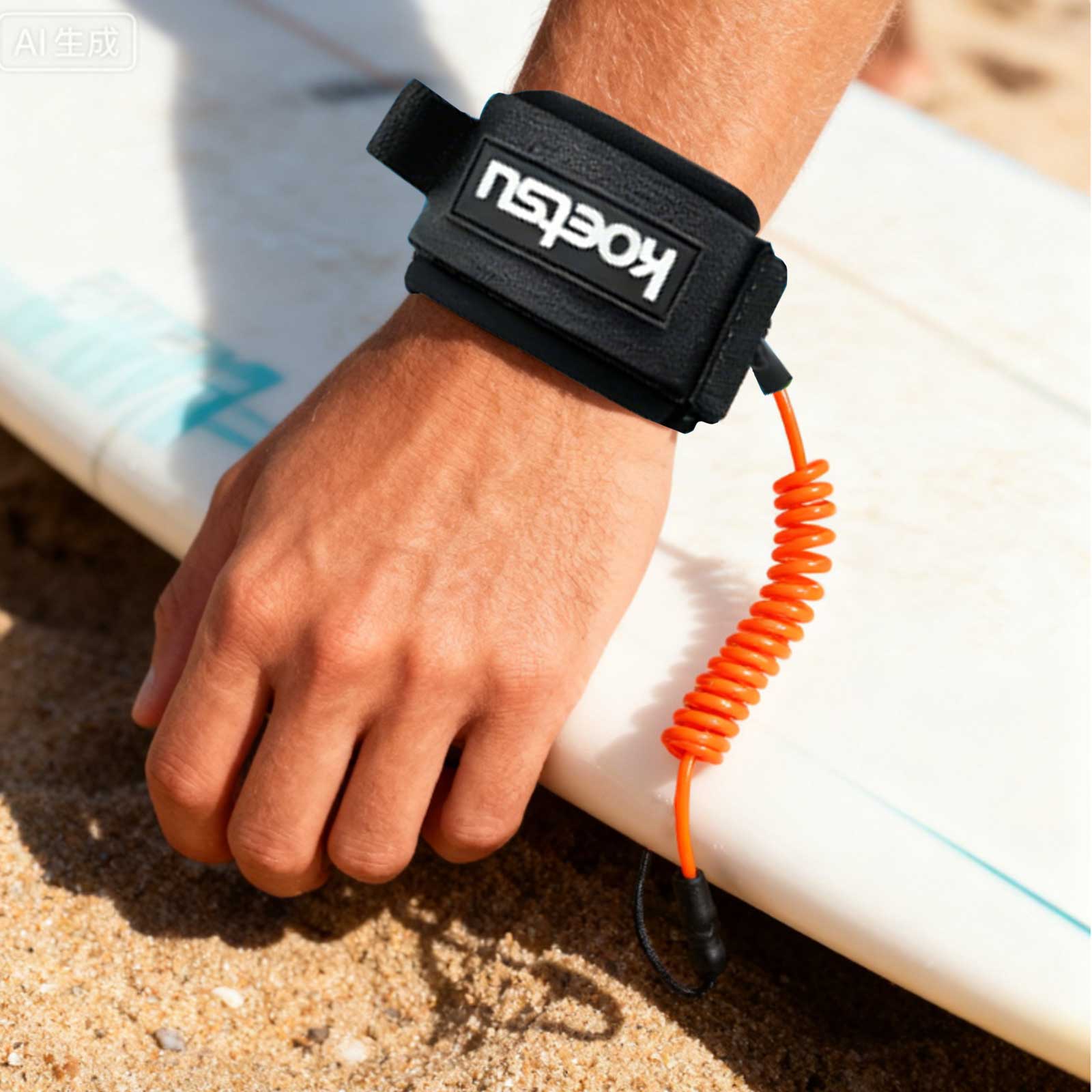 コイル状ボディーボーディングリーシュ TPU素材 強力なコー - Stand Up Paddle Leash のレビューと価格