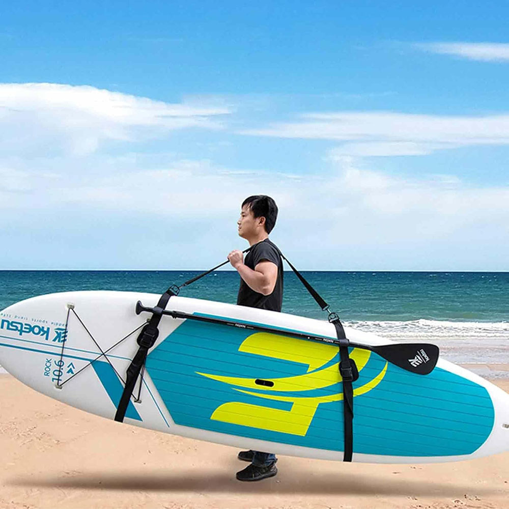 調節可能なサーフィンパドルボードストラップ、ショルダーキャリ - Stand Up Paddle Leash のレビューと価格